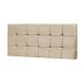 Painel Cabeceira Casal 140cm Para Cama Box Espanha Suede Marfim - DS Estofados