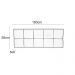 Painel Cabeceira De Casal 140cm Para Cama Box Nina Suede Marrom - DS Estofados