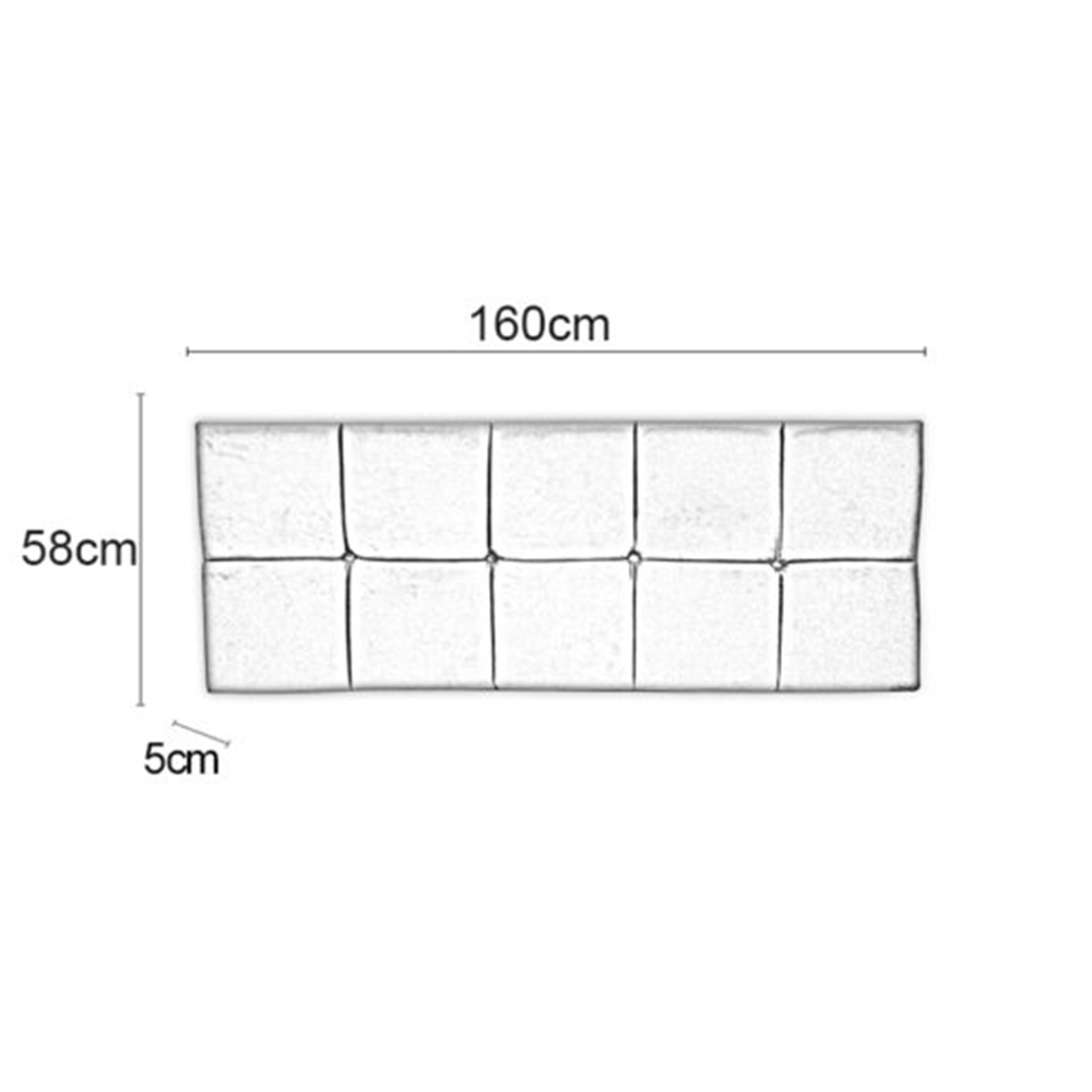 Painel Cabeceira De Casal 140cm Para Cama Box Nina Suede Marrom - DS Estofados
