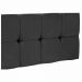 Painel Cabeceira De Casal 140cm Para Cama Box Nina Suede Preto - DS Estofados
