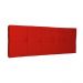 Painel Cabeceira De Casal 140cm Para Cama Box Nina Suede Vermelho - DS Estofados
