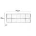 Painel Cabeceira De Casal 140cm Para Cama Box Nina Suede Vermelho - DS Estofados