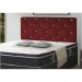 Painel Cabeceira De Casal King 195cm Para Cama Box Lodi Suede Vermelho - DS Estofados