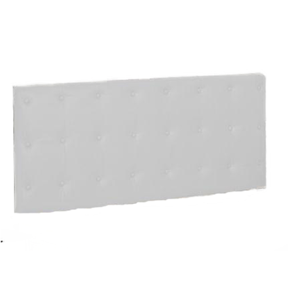 Painel Cabeceira De Casal Queen 140cm Para Cama Box Toskana Napa Branco - DS Estofados