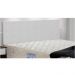 Painel Cabeceira De Casal Queen 140cm Para Cama Box Toskana Napa Branco - DS Estofados