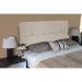 Painel Cabeceira De Casal Queen 160cm Para Cama Box Nina Suede Bege - DS Estofados