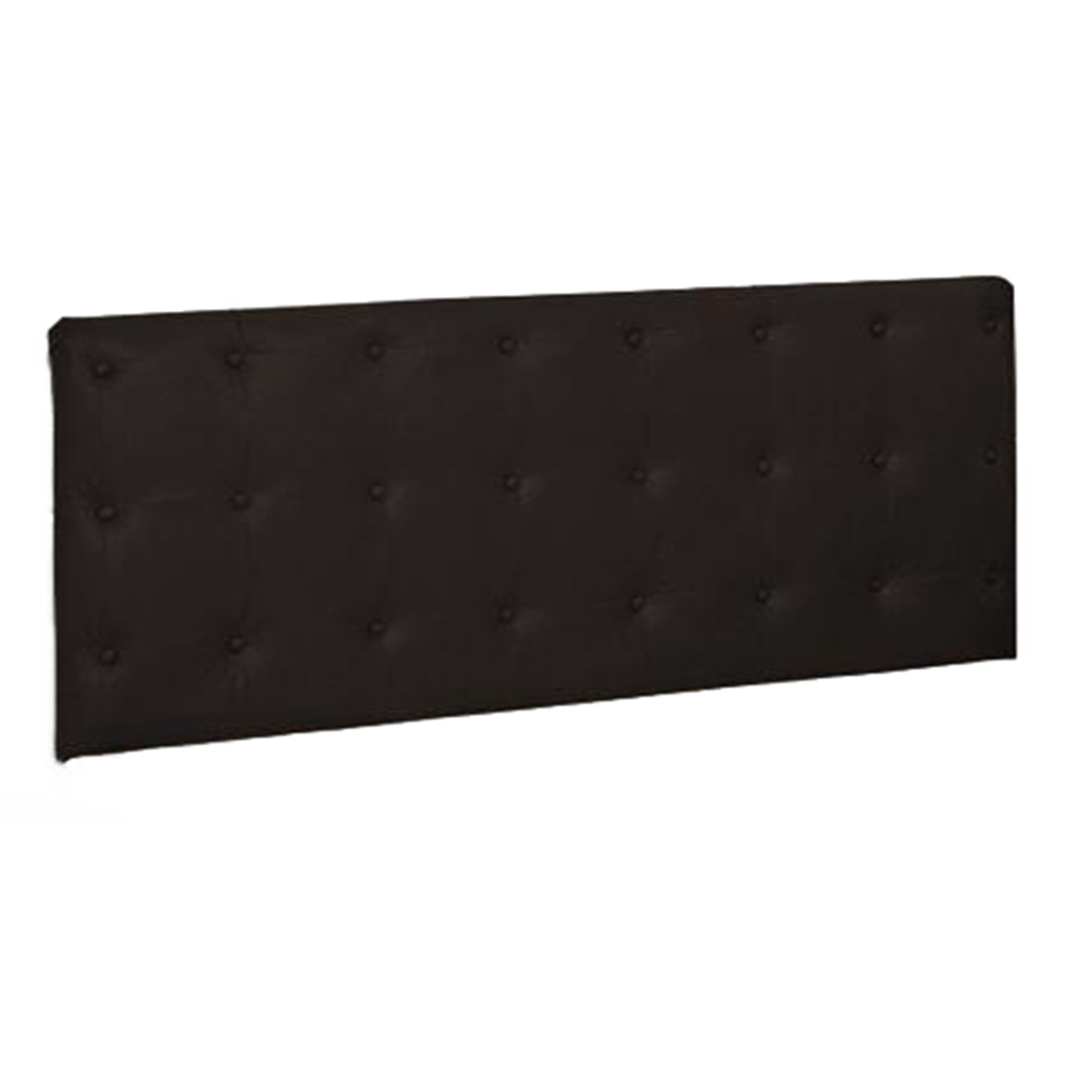 Painel Cabeceira De Casal Queen 90cm Para Cama Box Toskana Suede Marrom - DS Estofados