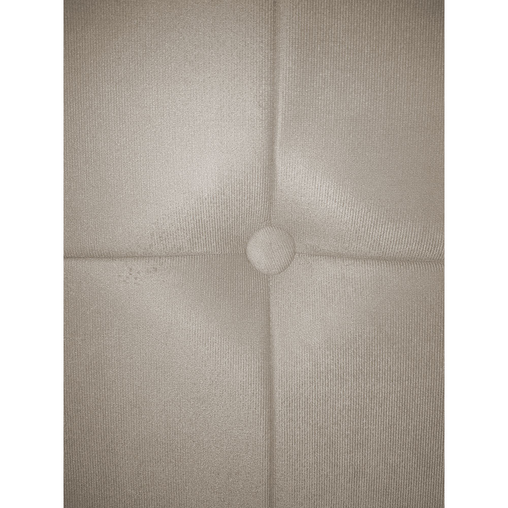 Painel Cabeceira De Solteira 90cm Para Cama Box Nina Suede Bege - DS Estofados