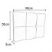 Painel Cabeceira De Solteira 90cm Para Cama Box Nina Suede Vermelho - DS Estofados