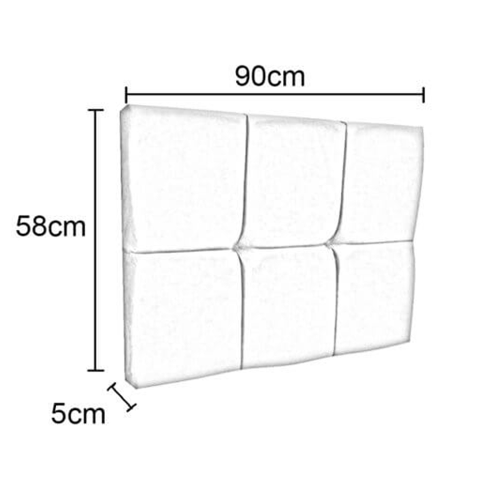 Painel Cabeceira De Solteira 90cm Para Cama Box Nina Suede Vermelho - DS Estofados