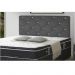 Painel Cabeceira De Solteiro 90cm Para Cama Box Lodi Suede Cinza - DS Estofados