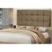Painel Cabeceira Solteiro 90cm Para Cama Box Espanha Suede Capuccino - DS Estofados