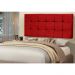 Painel Cabeceira Solteiro 90cm Para Cama Box Espanha Suede Vermelho - DS Estofados