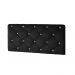 Painel Cabeceira Solteiro 90cm Para Cama Box Lodi Suede Preto - DS Estofados
