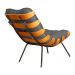 Poltrona Decorativa Costela Suede Cinza - DS Estofados