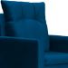 Poltrona Decorativa Ligia Luxo Veludo Azul Marinho - DS Estofados