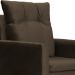Poltrona Decorativa Ligia Luxo Veludo Marrom - DS Estofados
