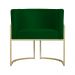 Poltrona Decorativa Luana Requinte Suede Verde - DS Estofados