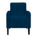 Poltrona Decorativa Luiza Para Sala Suede Azul Marinho - DS Estofados