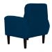 Poltrona Decorativa Luiza Para Sala Suede Azul Marinho - DS Estofados