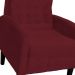 Poltrona Decorativa Luiza Para Sala Suede Bordô - DS Estofados
