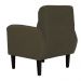Poltrona Decorativa Luiza Para Sala Suede Marrom - DS Estofados