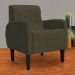 Poltrona Decorativa Luiza Para Sala Suede Marrom - DS Estofados