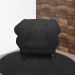 Poltrona Decorativa Maya Pés Luis XV Suede Preto - DS Estofados