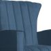 Poltrona Decorativa Melinda Pés Balanço Suede Azul Royal