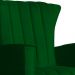 Poltrona Decorativa Melinda Pés Balanço Suede Verde