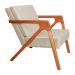 Poltrona Luxo Monalisa Suede Bege