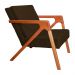 Poltrona Luxo Monalisa Suede Marrom