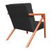 Poltrona Luxo Monalisa Suede Preto