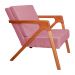 Poltrona Luxo Monalisa Suede Rosa
