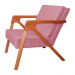 Poltrona Luxo Monalisa Suede Rosa