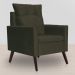 Poltrona Para Sala Ligia Suede Marrom - DS Estofados