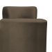 Puff Athenas Decorativa Linho Marrom - DS Estofados