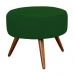 Puff Banqueta Redondo Classic Suede Verde