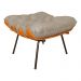 Puff Decorativo Costela Suede Capuccino - DS Estofados