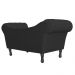 Recamier Divã Namoradeira Dubai Capitonê Suede Preto
