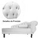 Recamier Namoradeira Divã Lado Direito Larissa Suede Branco - DS Estofados