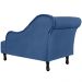 Recamier Namoradeira Divã Lado Direito Olivia Suede Azul Marinho - DS Estofados