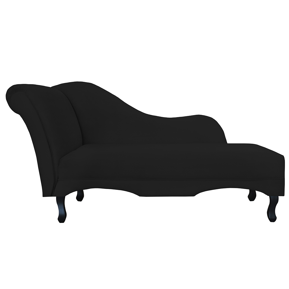 Recamier Namoradeira Divã Lado Direito Olivia Suede Verde - DS Estofados