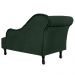 Recamier Namoradeira Divã Lado Direito Olivia Suede Verde - DS Estofados