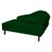 Recamier Namoradeira Divã Lado Esquerdo Larissa Suede Verde