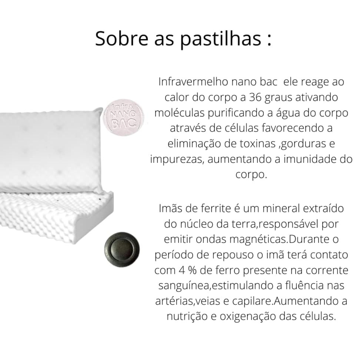 Travesseiro Cervical Magnético Ortopédico Original