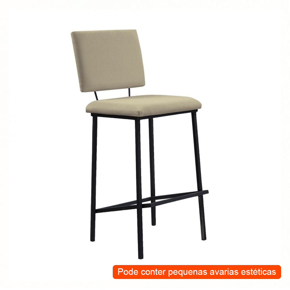 [OUTLET] Banqueta Marcele Bege