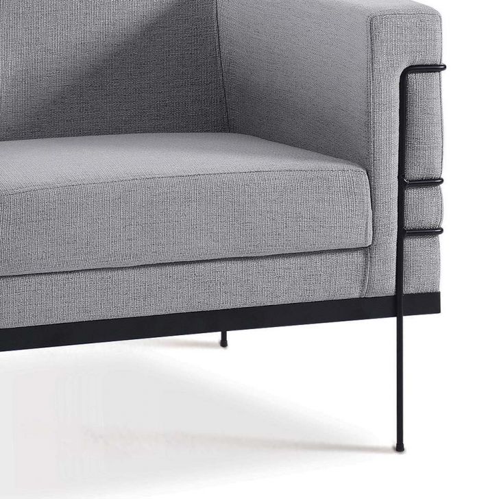 [OUTLET] Poltrona Le Corbusier Linhão Cinza