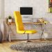 Cadeira de Escritório Diretor Egg Suede Amarelo