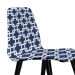 Cadeira de Jantar Eames Palito Azul e Branco